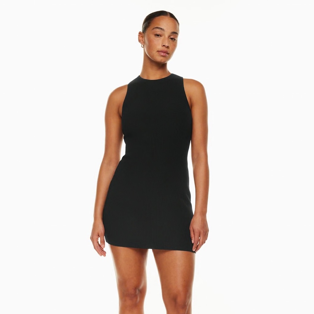 Babaton Sculpt Knit Racer Mini Dress